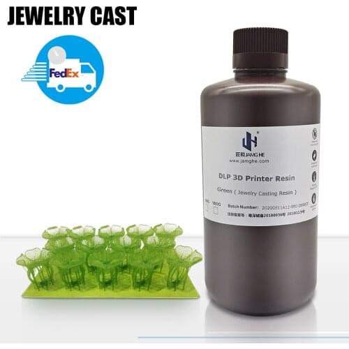 Jamghe 3D Printer Jewelry Casting Photopolymer Resin For Anycubic 3D Printer Sublimation Blanks Castable 405nm