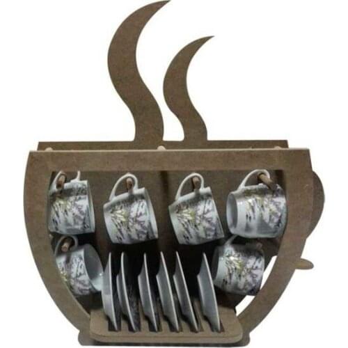 Cup Shelf Disassemble Wooden Object CODE: R12 paintable decorative objects декоративные предметы под роспись