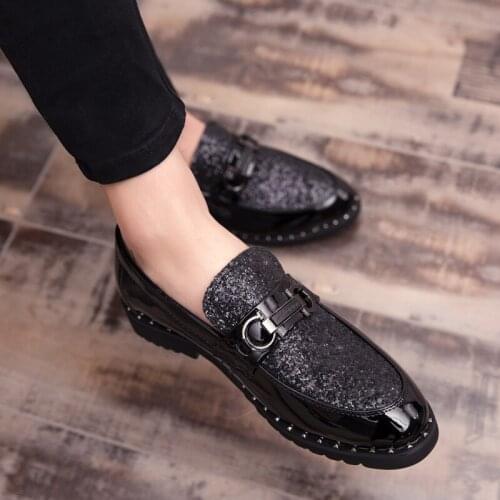 Men Leather Shoes Luxury Brand Men Oxford Loafers Slip On Shoes Fashion Gentleman Shoes Male Casual Footwear Zapatos De Hombre I