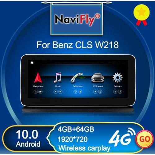 NaviFly N600 For Mercedes Benz CLS Class W218 CLS300 CLS350 CLS500 CLS250 Android 10 Car Multimedia Player Navigation MSM8953