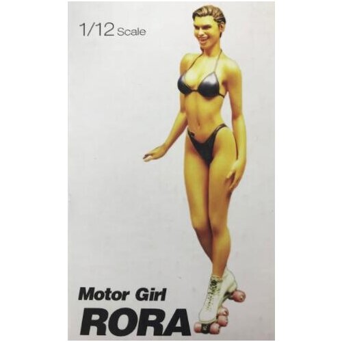 New Unassembled 1/12 MOTOR GIRL RORA figure Resin Kit DIY Toys Unpainted resin model