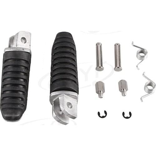 Motorcycle Front Footpeg Footrest For Hayabusa GSX1300R 99-12 & GSX650F 08-12 & GSX1400 02-08 & V-Strom 650 1000 DL650 DL1000