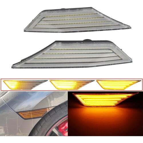 Sequential Flasher Lamp Dynamic Blinker LED Turn Signal Side Marker Light For Honda Civic 10th Gen Sedan Coupe Hatchback 2016-up