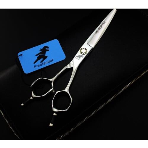 6" 440C Professional Hairdressers Scissors Cutting Shears Hair Scissors Haircut Shear High-grade gemstone willow Curved scissor