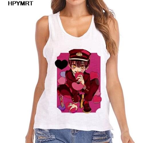 Sexy Vest Japanese Anime Toilet Bound Tank Tops Women Kawaii Summer Top Cartoon Hanako Kun Graphic Harajuku sleeveless Female