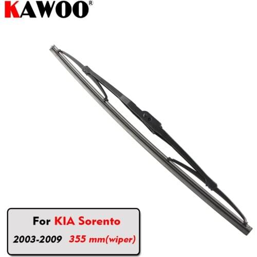 KAWOO Car Rear Wiper Blade Blades Back Window Wipers For KIA Sorento Hatchback (2003-2009) 355mm Auto Windscreen Accessories
