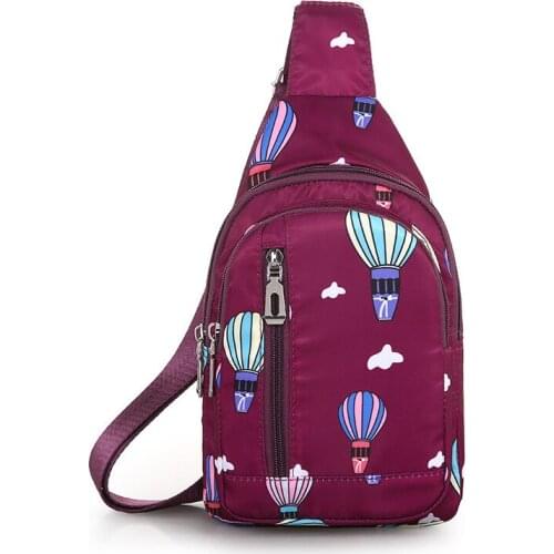 Waterproof Chest Pack Multifunction Bag Casual Crossbody Bags Short Trip For Nylon Small Women Sling Shoulder Bag 2021 Hot Sale