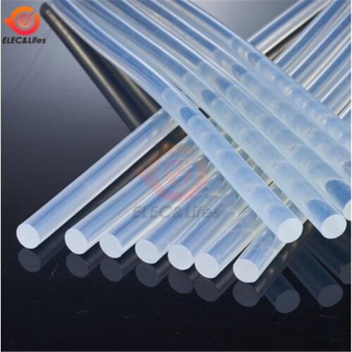 10Pcs Practical 7mm*25cm Clear Hot Melt Glue Adhesive Sticks High Viscosity Glue Glue Stick Repair Tool for Heating Glue Gun