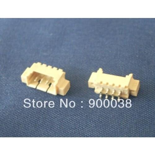 1000pcs / tape & Reel connector pitch 1.25mm wafer connector 4pin smt type right angle re-flow solderable