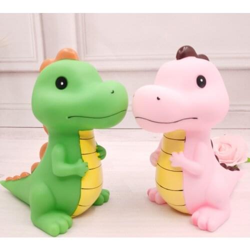 2020 New Dinosaur Piggy Bank,Drop-resistant Money Saving Box,Nursery Decor for Kids,with Export,Can Save 1000 Coins