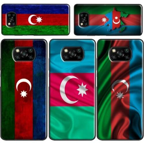 Azerbaijan Flag Case For Xiaomi Poco X3 F2 Pro Case For Redmi Note 9 8 Pro 7 A 8T 9S 9C Mi Note 10 Lite