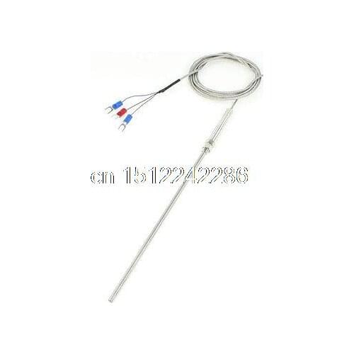 20cm Long PT100 Type Thermocuple Temperature Measurement Sensor Probe 2M