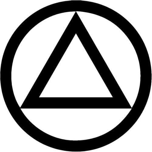 For Alcohol Anonymous AA Home Decor Car Truck Window Decal Sticker