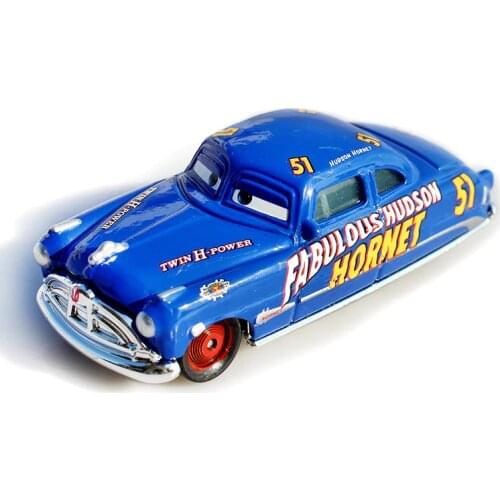 Disney Pixar Cars 2 Fabulous Doc Hudson Hornet Metal Diecast Toy Car model for children 1:55 Loose Brand New In Stock
