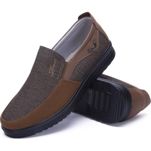 DM57 Plus Size 38-50 Canvas Loafers Shoes Slip on Men Casual Shoes Summer New 2020 Breathable Fashion Soft Flat Driving Shoes