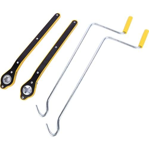 Car Labor-saving Jack Ratchet Wrench Scissor Jack Wrench Tire Removal Repair Tool Car Hand Crank Handle Labor-saving Appealing