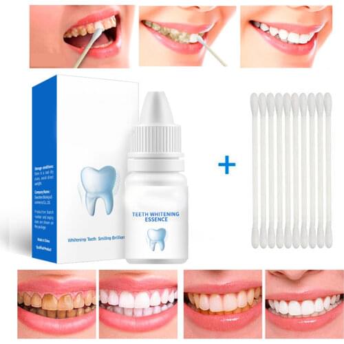 Teeth Whitening Essence Liquid Dental Hygiene Removes Plaque Stain Brighten Tooth SANA889