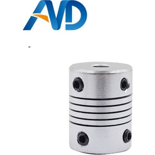 4pcs D19mmXL25mm Inner 5X8mm Flexible Couplings Aluminium CNC Stepper Motor Flexible Shaft Coupler 5*8