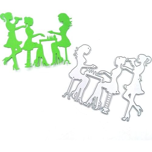 Julyarts Tea Party Scrapbooking Material Cutting Dies 2021 Stencil Craft Craft Embossing Stencil Paper Card Making Template DIY