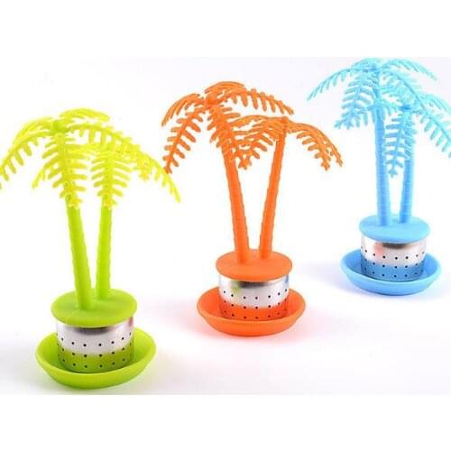 Creative Silica Gel Tea Maker Stainless Steel Tea Leak