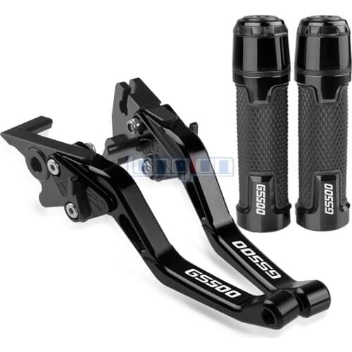 Motorcycle aluminum Accessories Handle Grips Handlebar Short Brake Clutch Lever For SUZUKI GS500 1989-2008 2004 2005 2006 2007