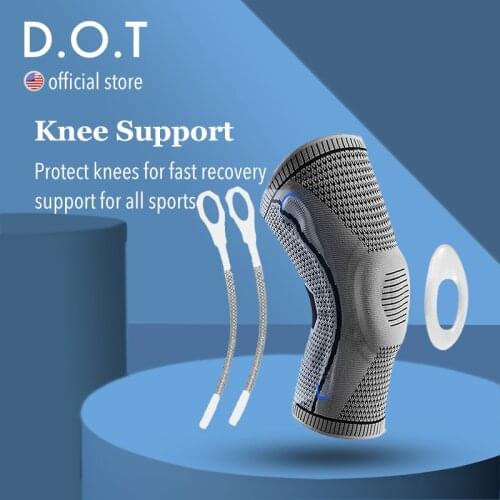 D.O.T Orthopedic Knee Brace for Arthritis Crossfit Protector Knee Pads for Sports Leg Warmer Orthosis Knee Support Guard Joint