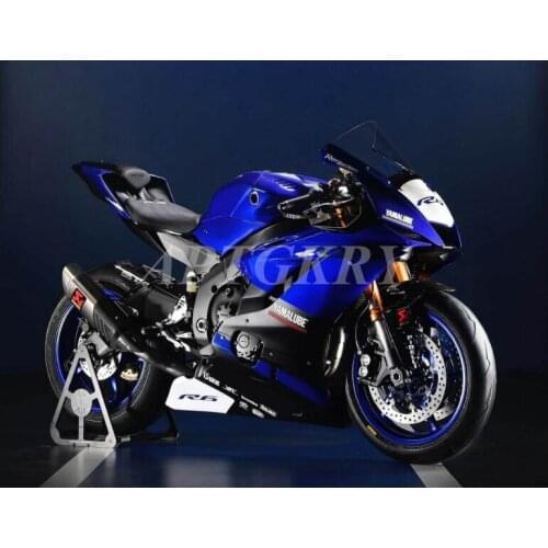 New ABS Motorcycle Fairing Kits Fit For Yamaha YZF 600 R6 2017 2018 2019 2020 R6 17 18 19 20 Bodywork Set Blue Black