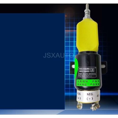 Excavator Flameout switch engine flameout solenoid valve Excavator Accessories For Hyundai 215 225-7 CATERPILLAR CAT 320