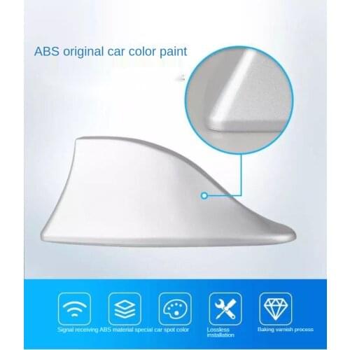 It Is Suitable For Automobile Shark Fin Antenna With Signal Roof Sand Coated Fish Tail To Decorate The General Antenna Vehicle