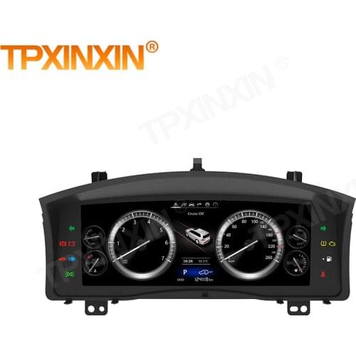 Android 9 LCD Instrument Panel Intelligent Multimedia Player For Leuxs LX570 2007 2008 2009 2010-2015 Entertainment Speed Screen