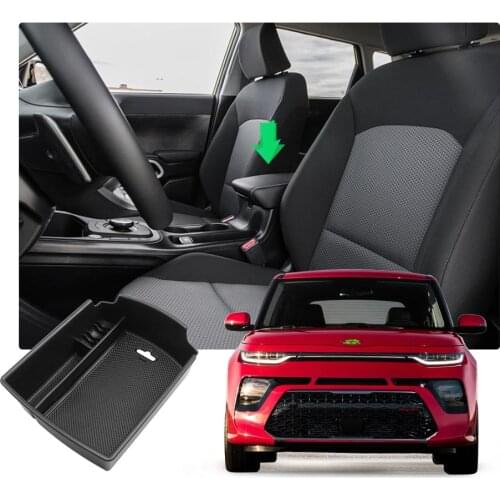 RUIYA Car Armrest Storage Box for Soul Booster 2020 Central Control Armrest Box Container Auto Interior Stying Accessories