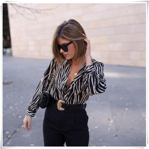 Zary Daisy Black Blouses