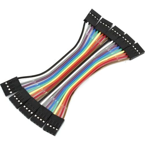 10pcs 4pin-4pin 10cm 2.54mm Female to Female jumper wire Dupont cable