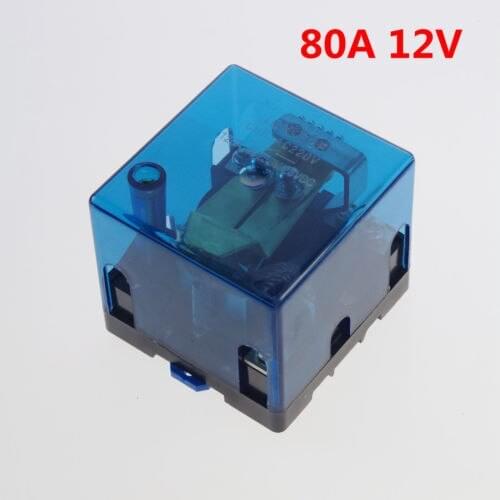 12VDC 80A SPDT Power Relay Motor Control Screw Mounting x 1