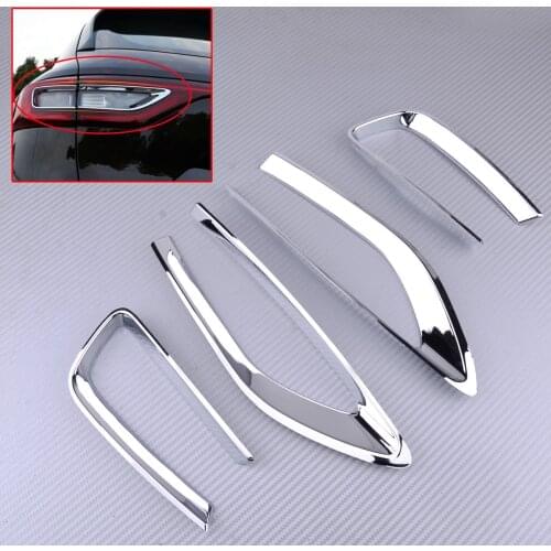 ABS Chrome Style Car Rear Tail Light Lamp Cover Trim Moulding Fit For Renault Koleos 2017 2018 2019 2020