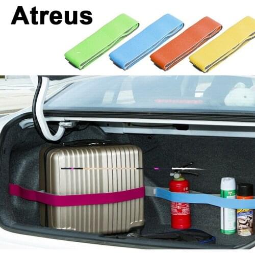 Atreus 1X Car Trunk Storage Tanti-skid Crash fixed strap For Toyota Corolla Avensis Rav4 c-hr Seat leon ibiza Mini Cooper COVER