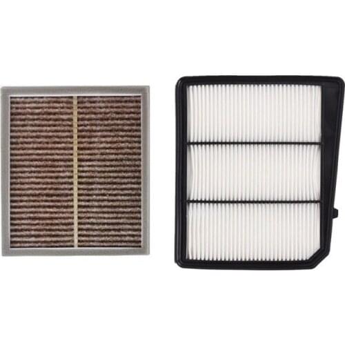 Car Air Filter+Cabin Filter 2Pcs For Nissan TITAN A61 2015-2019 5.6AT 2WD 4WD VK56VD Model Filter Set OEM 16546EZ31A B7277EG01A