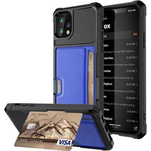 Fundas for iPhone 12 Car magnetic Case for iPhone 12 Pro Max Wallet PU Leather Flip Card Holder Cover Buckle For iPhone 12 Mini