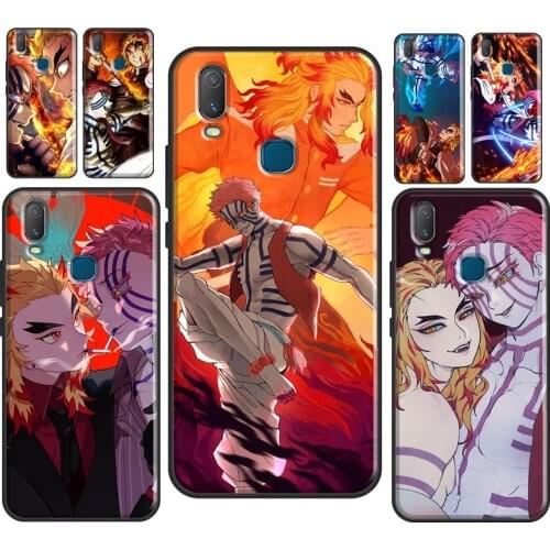 Akaza Kyojuro Rengoku Phone Case For Vivo Y1S Y11 2019 Y12 Y15 Y17 Y19 Y20 Y30 Y50 Y91C V17 Neo V20 SE Cover