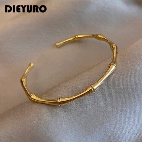 DIEYURO Rigid Bracelets