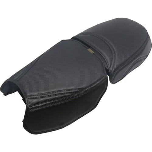 For BMW R1200GS ADV 2018-2019 Motorcycle Seat Cover Protector Black/Red Carbon Fiber + PU Sunshade Seat Cushion Cover Protection