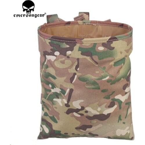 EMERSONGEAR Drop pouch Tactical Sundries Folding Dump Pouch Airsoft Military Magazine Pouch Bag Multicam Black Drop Pouch EM6032