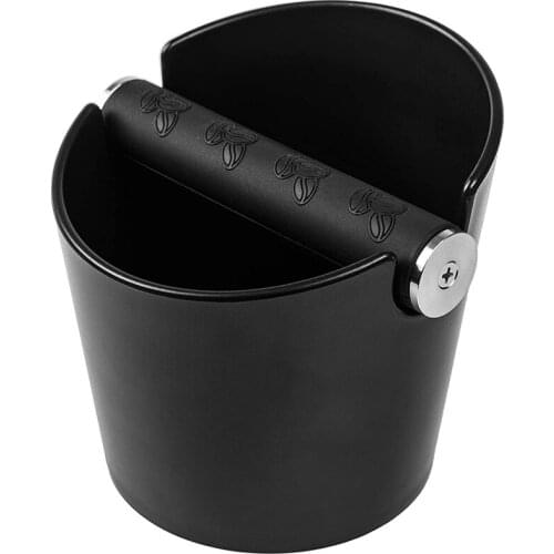 Espresso Knock Box 4.8 Inch Shock-Absorbent Durable Barista Style Knock Box with Removable Knock Bar and Non-Slip Base Gift (Rou