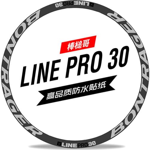 Mountain Bicycle Rim Wheel label Mtb Bicycle Stickers Cycle Reflective Road Wheels Decal for Bontrager Line Pro 30