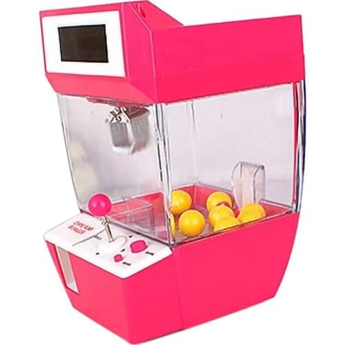 Doll Claw Machine Mini Slot Game Vending Candy Machine Grabber Arcade Desktop Caught Fun Music Funny Toys Gadgets Kids