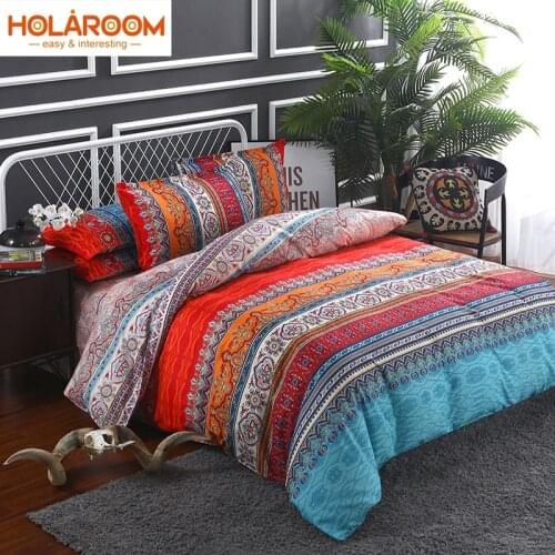 Bohemian 3d comforter bedding sets 3/4pcs Mandala duvet cover set winter Flat sheet Pillowcase Twin/Full/Queen/king jumbo size