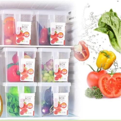 Storage Containers Fridge Box Kitchen Clear Holder Home Organiser Food Cupboard