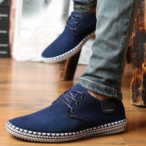 Men sneakers 2021 new fashion summer shoes men slip on shoes high end handmade suede breathable non-slip men casual shoes