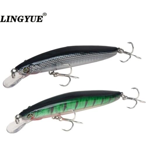 2020 New Minnow Fishing lure 110mm 13g Floating Artificial Bait Quality Hooks Wacky Wobbler Laser Body Fish Tackle Pesca Bass
