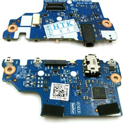 New For Dell XPS 12 9Q23 Audio Power Button Board 7RFHW LS-8824P